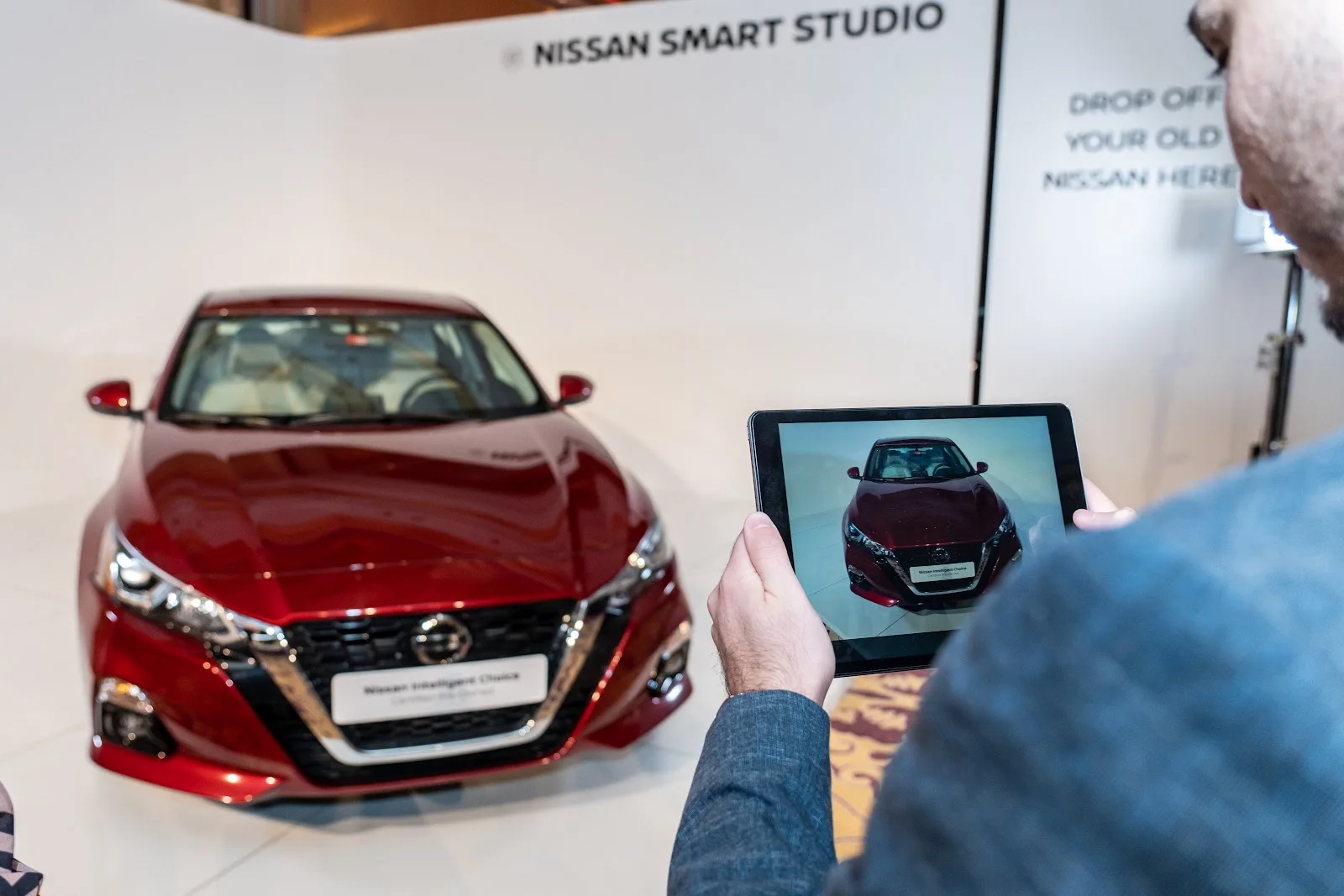 Nissan certified pre-owned conference main stage in Dubai