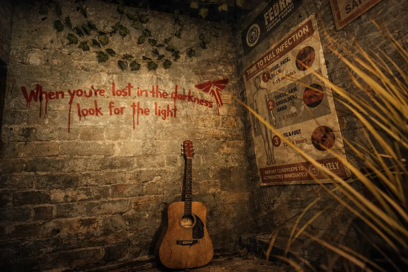 The Last of Us guitar in the OSN+ world at Gamers8
